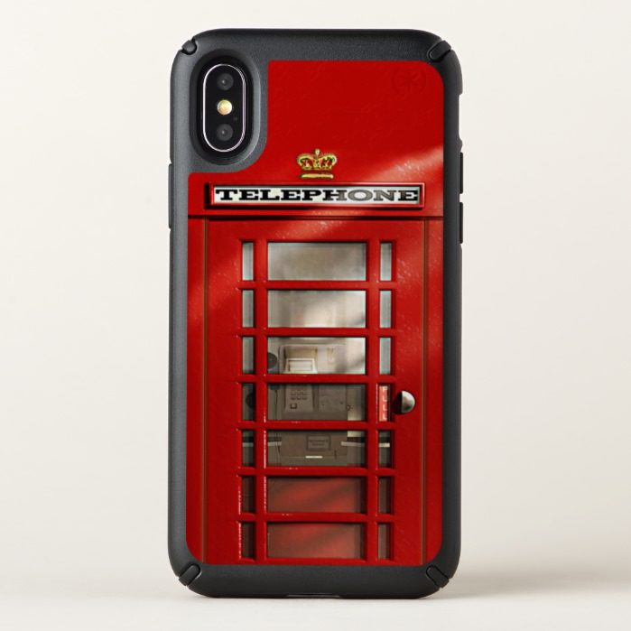 Funny British Red London Phonebooth Speck iPhone X Case