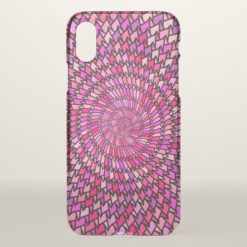 Girly Pink & Purple Swirly Pattern Phone Case