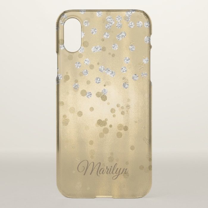 Gold Glam iPhone X Case
