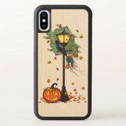 Goth Crow Halloween iPhone X Case