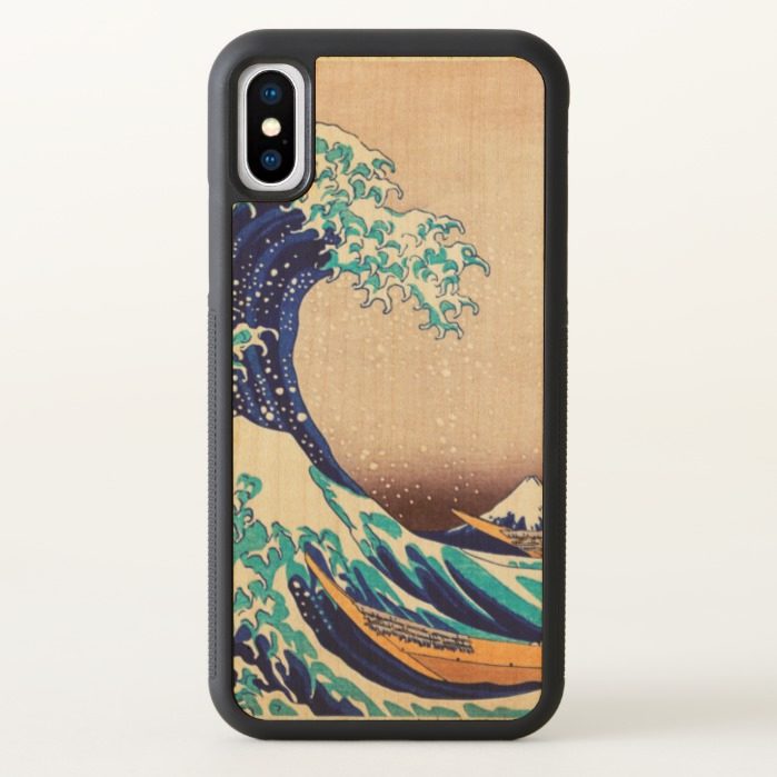 Great Wave Off Kanagawa Vintage Japanese Art iPhone X Case