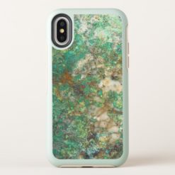Green Mineral Stone Image OtterBox Symmetry iPhone X Case