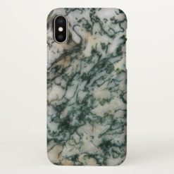 Green Tree Agate Pattern iPhone X Case