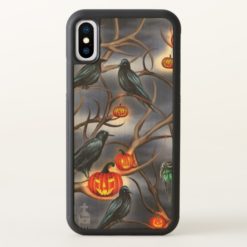 Halloween Crows iPhone X Case