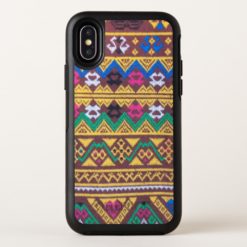 Hand Woven Thai Silk Pattern OtterBox Symmetry iPhone X Case