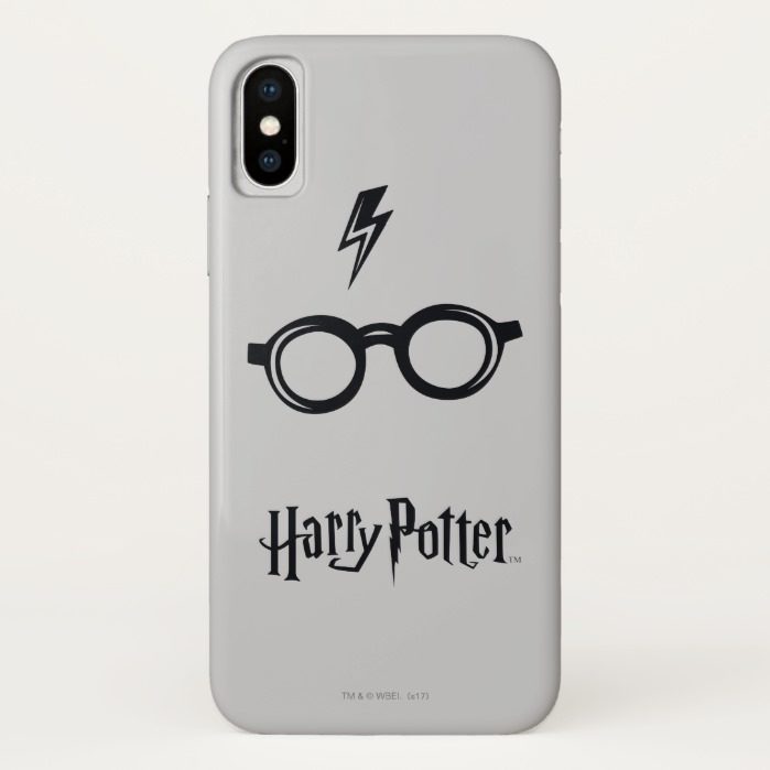 Harry Potter Spell | Lightning Scar and Glasses iPhone X Case