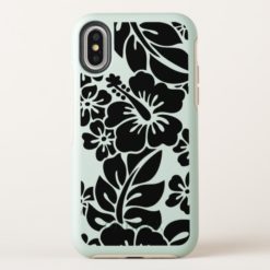 Hawaiian Style Hibiscus Flower Pattern OtterBox Symmetry iPhone X Case
