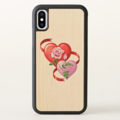 Hearts and Roses iPhone X Case