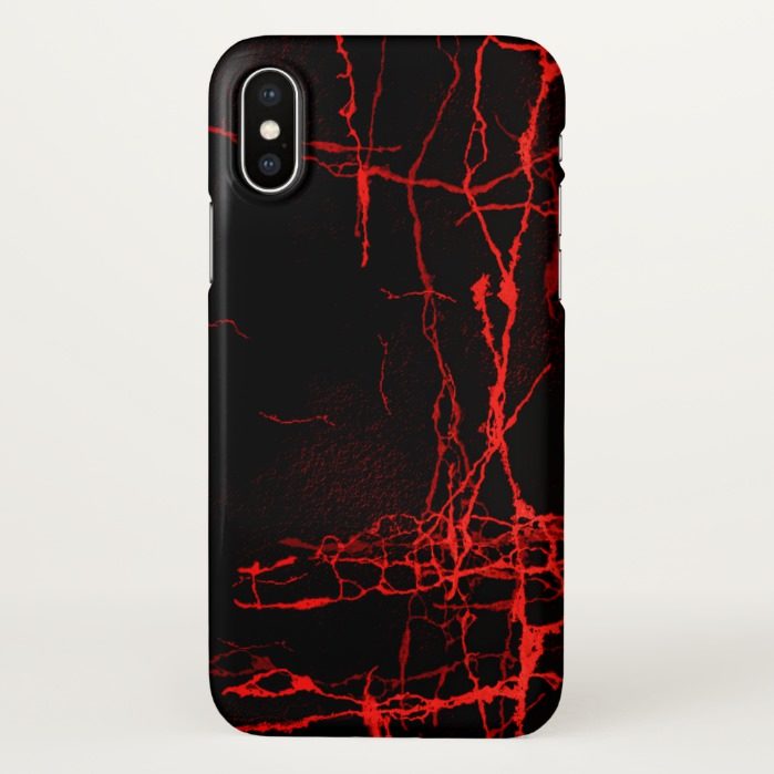 Horror Red iPhone X Case