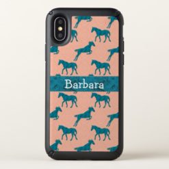 Horse Pattern With Your Name Speck iPhone X Case