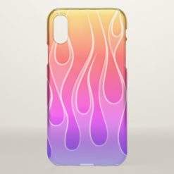 Hot Flames iPhone X Case