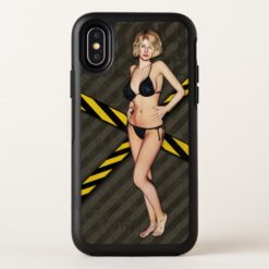 InDustial High Voltage Bikini Pinup OtterBox Symmetry iPhone X Case