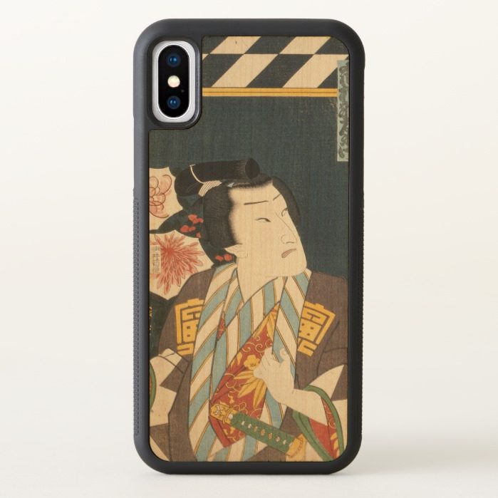 Japanese actor (#3) (Vintage Japanese print) iPhone X Case