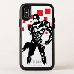 Justice League | Cyborg Digital Noir Pop Art OtterBox Symmetry iPhone X Case