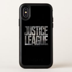 Justice League | Justice League Metallic Logo OtterBox Symmetry iPhone X Case