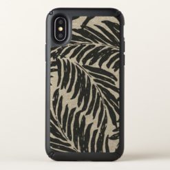 Kahanu Palms Hawaiian Faux Linen Texture Speck iPhone X Case