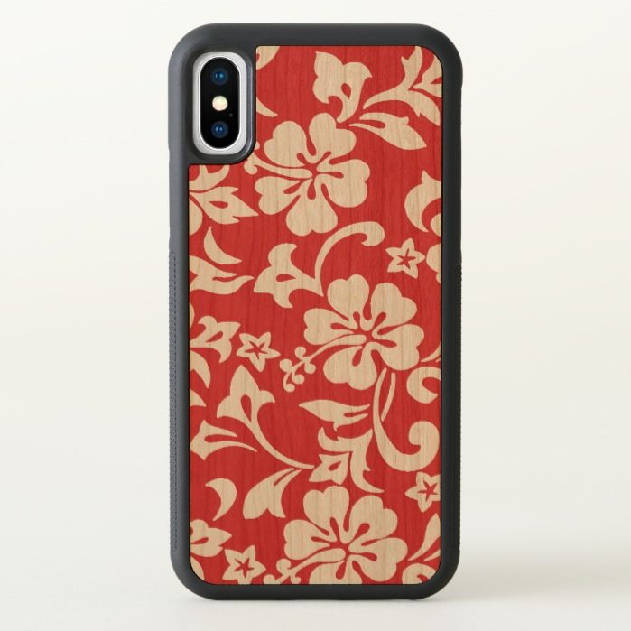 Kapalua Pareau Hawaiian Hibiscus iPhone X Case