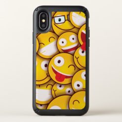 Kawaii Cute Smiley Emoji Emoticon Speck iPhone X Case