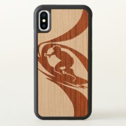 Kewalos Surfboard Hawaiian Surfer iPhone X Case