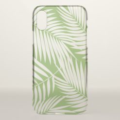 Kona Palms Hawaiian Leaf Tropical Green iPhone X Case