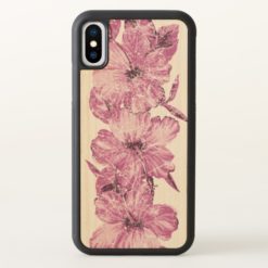 Lanai Distressed Hawaiian Hibiscus Pink iPhone X Case