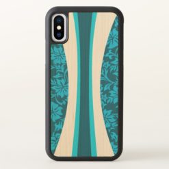 Laniakea Hawaiian Striped Surfboard iPhone X Case