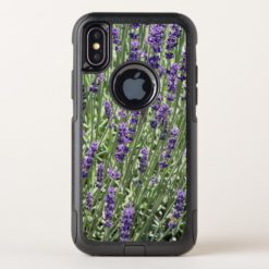 Lavender Flowers Floral OtterBox Commuter iPhone X Case