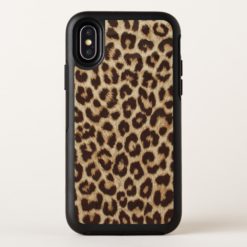 Leopard Print OtterBox Symmetry iPhone X Case