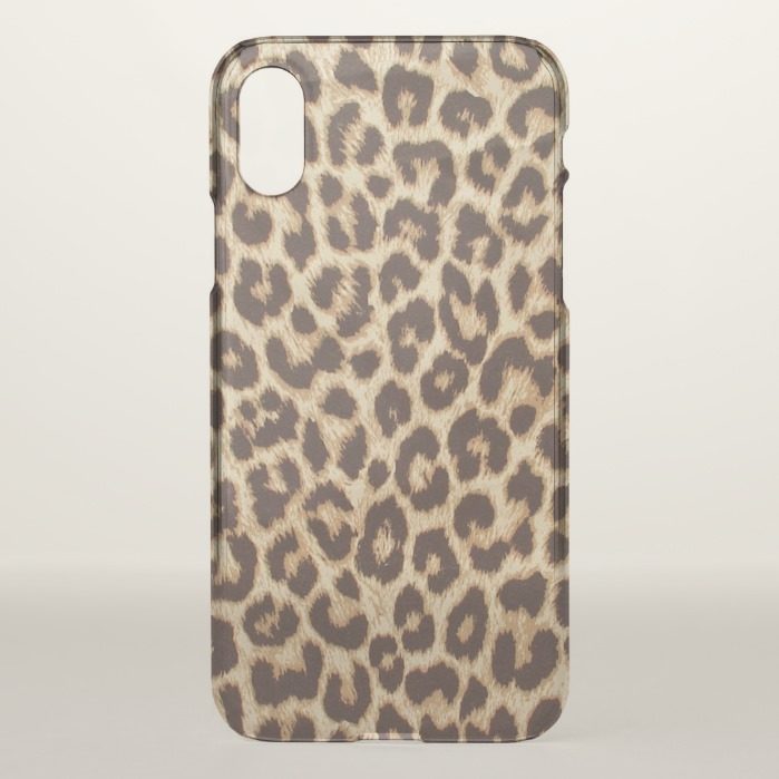 Leopard Print iPhone X Case