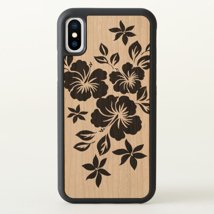 Lilikoi Hibiscus Hawaiian Floral iPhone X Case