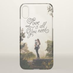 Love in the Air iPhone X Case