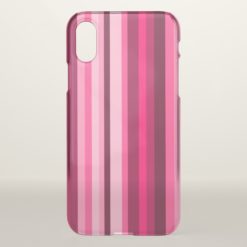 Magenta & Pink Striped Pattern Phone Case