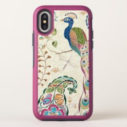 Majestic Blue Peacock OtterBox Symmetry iPhone X Case