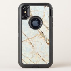 Marble Pattern Stone Grey Otterbox iPhone X Case