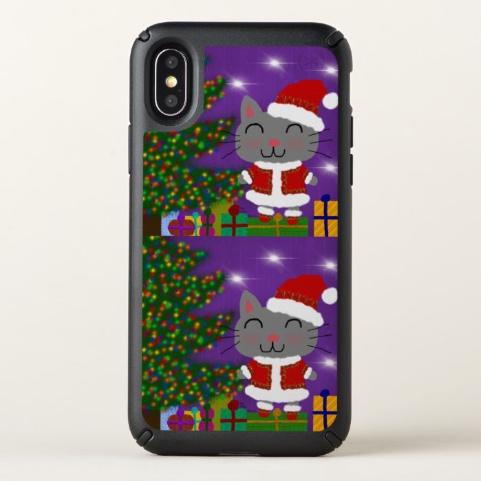 Meowy Christmas Speck iPhone X Case