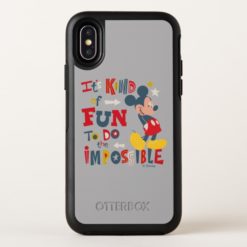 Mickey | Fun To Do The Impossible 2 OtterBox Symmetry iPhone X Case