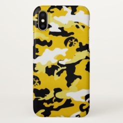 Military camouflage army como print iPhone x Case