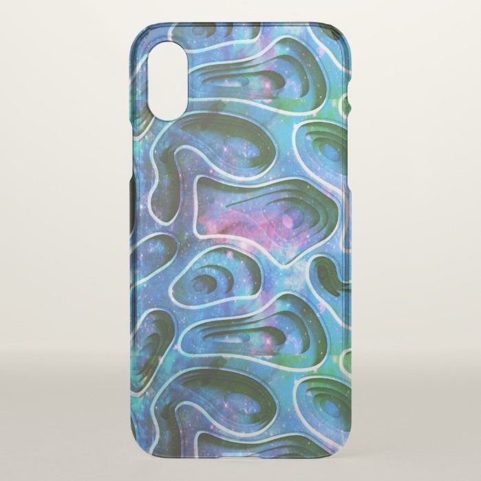 Modern Colorful Abstract 3D Background iPhone X Case