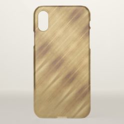 Modern Faux Gold Foil Elegance iPhone X Case