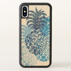 Momona Pineapple Distressed Hawaiian Tropical iPhone X Case