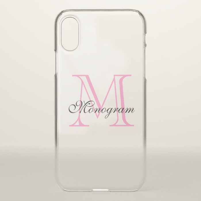 Monogram iPhone X Case