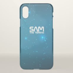Monogram. Funny. You The Terran in Space. iPhone X Case