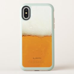 Monogram. Real Beer Froth. OtterBox Symmetry iPhone X Case