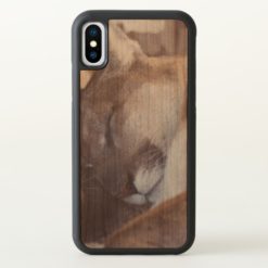Mountain Lion Big Cat Cougar Animal Kitty Kitten iPhone X Case