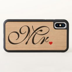 Mr Wedding Couple iPhone X Case