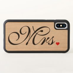 Mrs Wedding Couple iPhone X Case