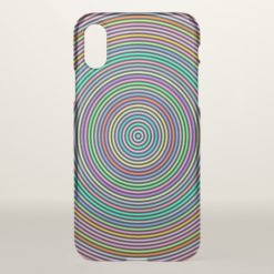 Multicolored Circles/Rings Pattern Phone Case