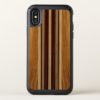 Nalu Lua Faux Koa Wood Surfboard - Koa Speck iPhone X Case