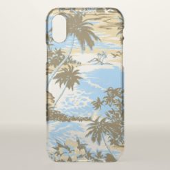 Napili Bay Hawaiian Island Scenic Sky Blue iPhone X Case