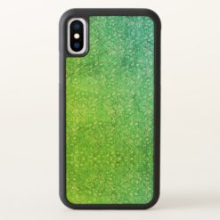 Neon Green Floral Bright Colorful Vitality iPhone X Case
